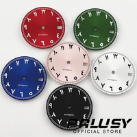 NH35 28.5MM Sunburst Pink Green Purple Black Watch Dial Watch Faces for NH35/NH36/4R/7S Movement Replacement Parts