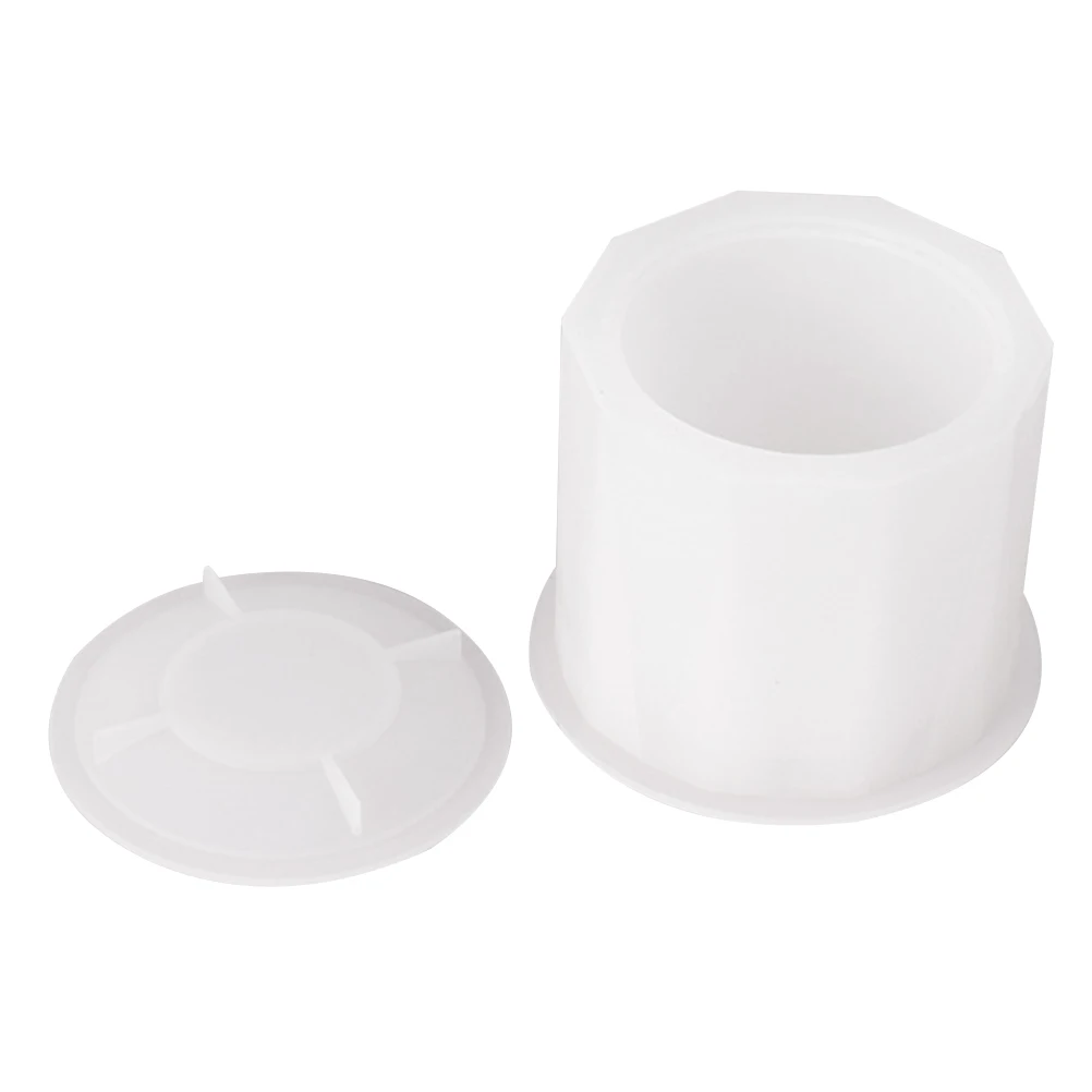 

Cylindrical Silicone Round Storage DIY Resin Jewelry Organizer Mold Gift Box Mold High Transparency Easy Clean