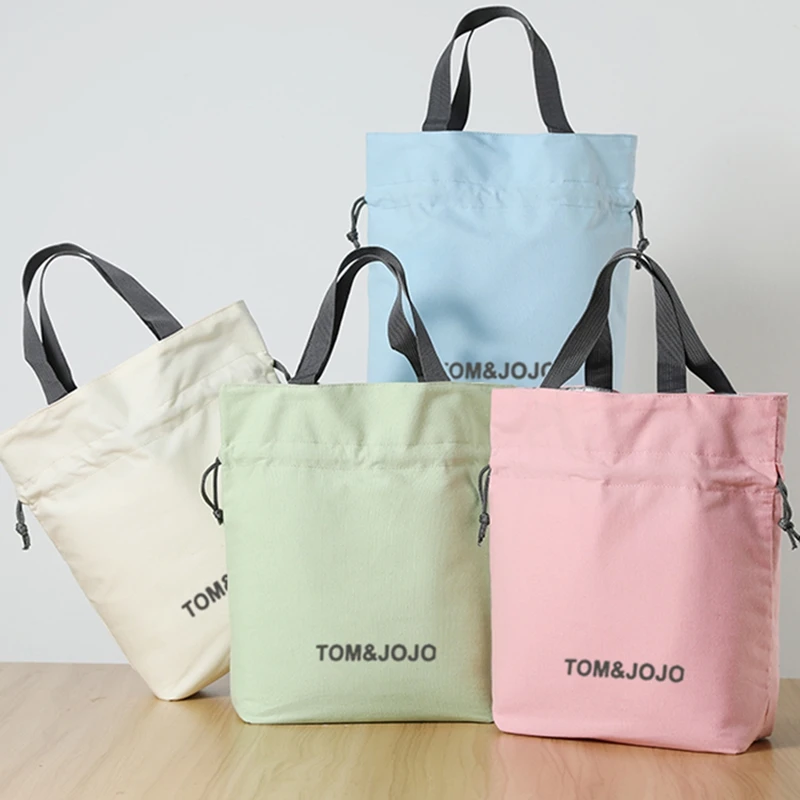 Przenośna, izolowana torba na lunch typu bento, wodoodporna torebka, wytrzymała, składana torba na zakupy spożywcze, podróżna torba dla mam i dziewcząt z wyściółką z PEVA.