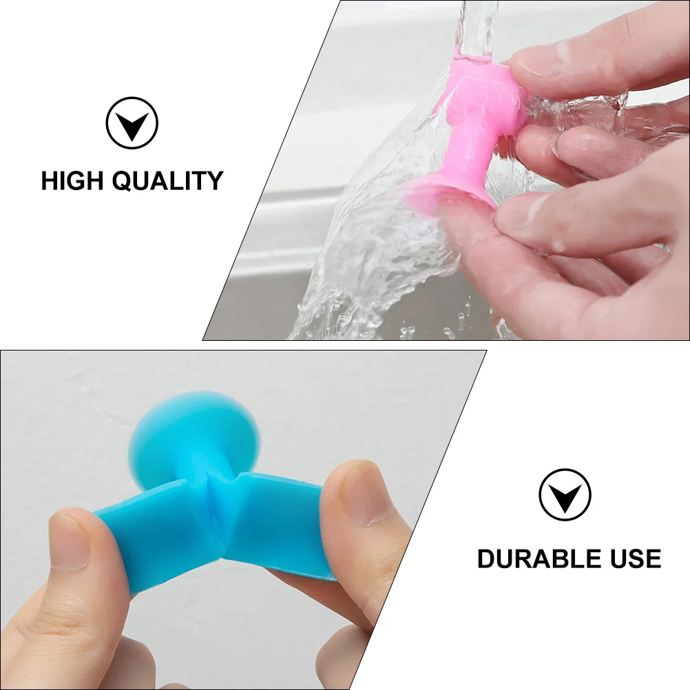 25 Pcs Door Knob Silicone Anti-collision Stopper Buffer Tools Wall Protection Buffers Bumper Handle Stoppers Blue Household