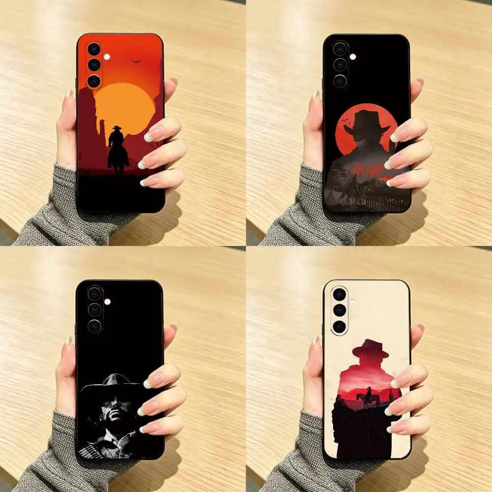 R-Red D-Dead R-Redemption 2  Phone Case Black Silicone Soft For Samsung Galaxy A73,A72,A71,A70,A53,A52,A51