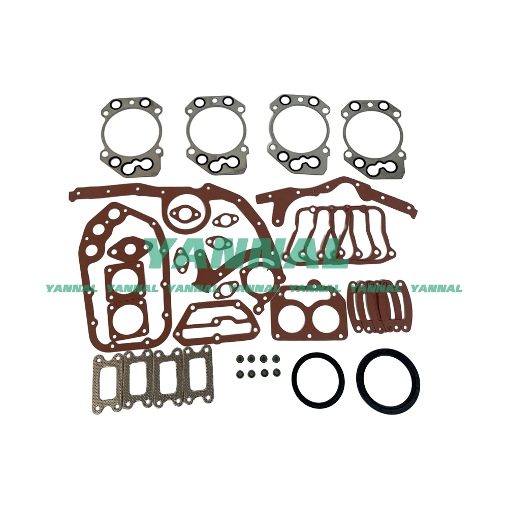 R924B Full Gasket Kit For Libherr Excavator Engine Parts