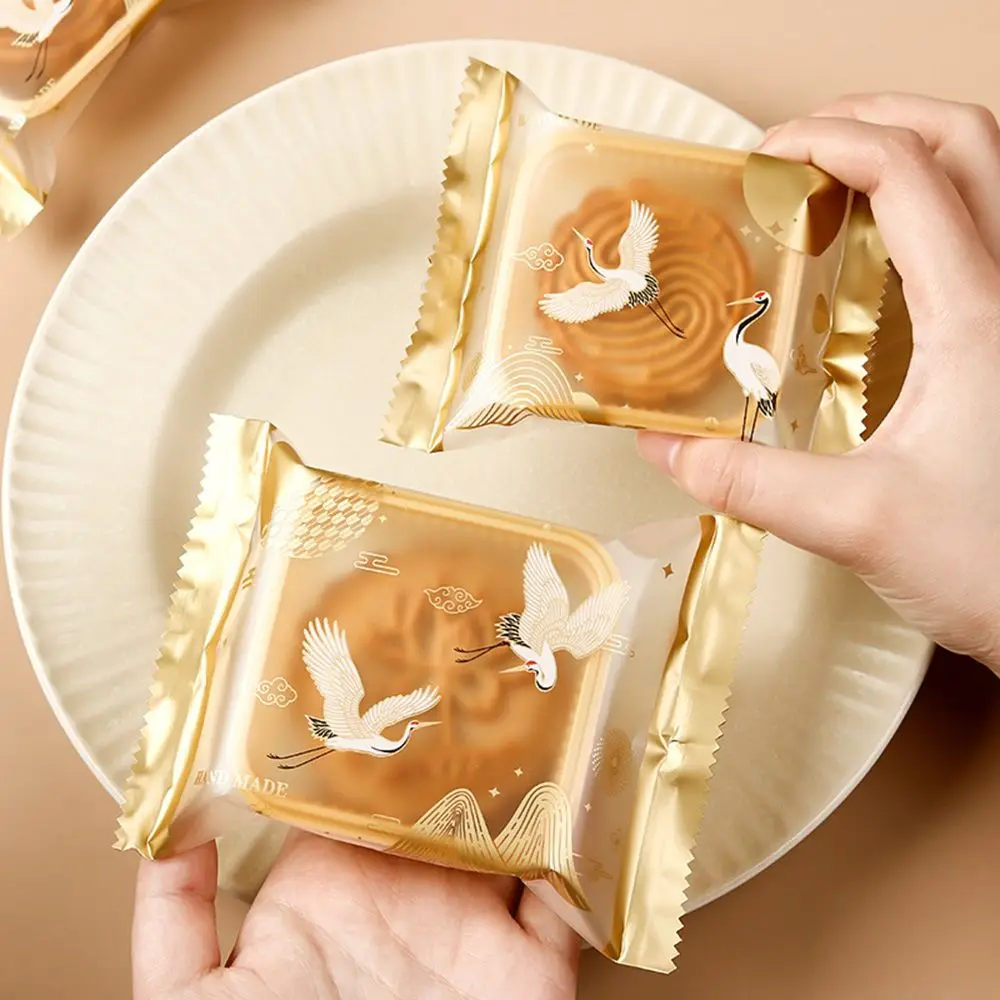 

Bag Candy Cookies Gift Warpping Supplies Hot Seal Bags Party Supplies Mooncake Container Cookie Candy Bag Moon Cake Bags