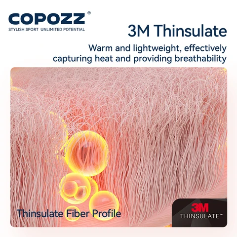 COPOZZ Утепленные лыжные перчатки 3M Thinsulate
