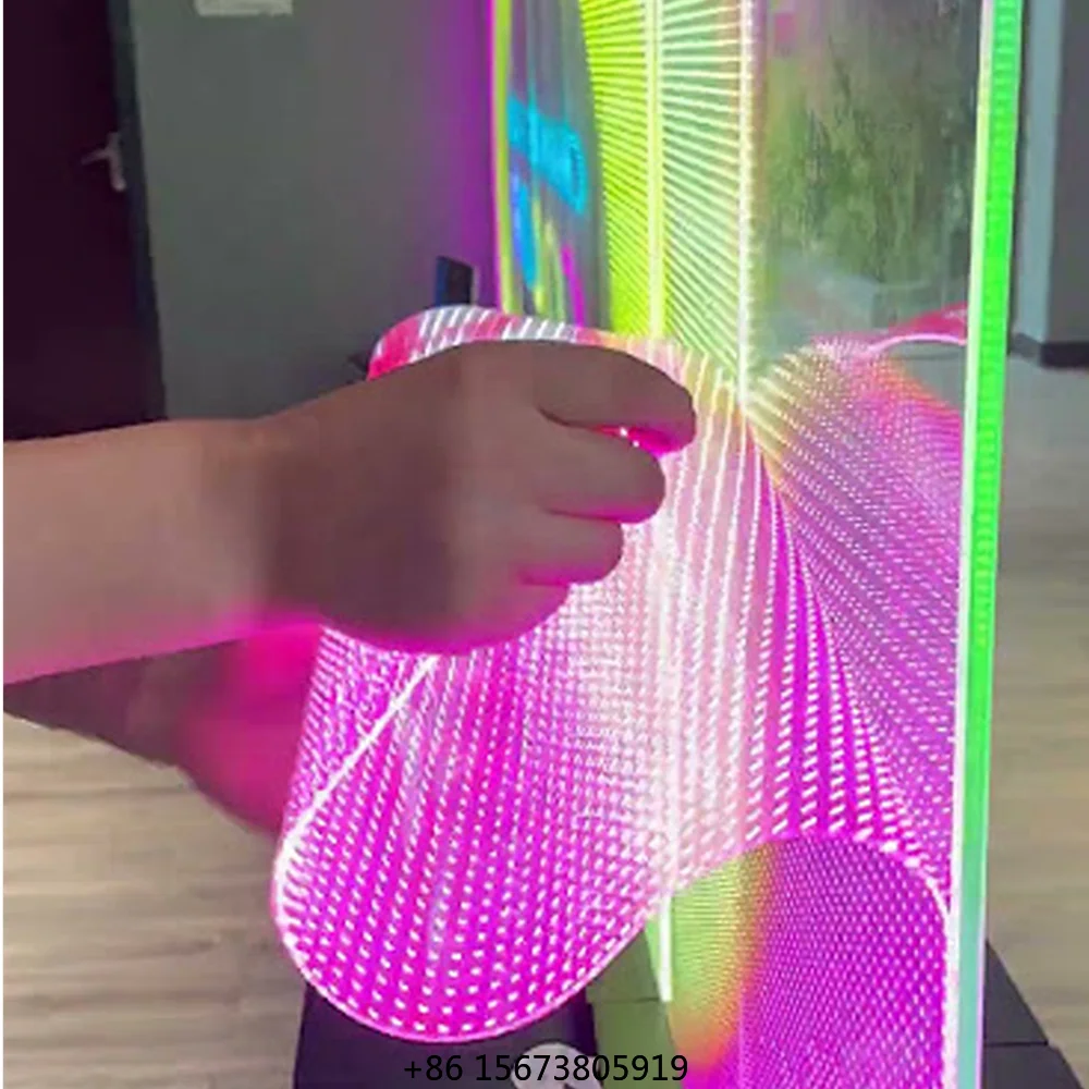 Transparent P6 P8 P10 LED Film Screen Super Thin Flexible Adhesive Video Wall Display for Retail Store Elevator LED Cabinet