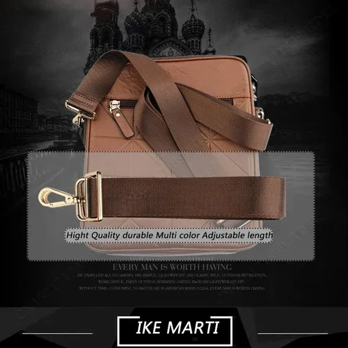 Imagen 2 del producto Correa de repuesto para bolso de hombro de 80-140CM para maletín, bolsos de hombro tipo bandolera para hombre, correa ajustable, accesorios para bolso negro para mujer