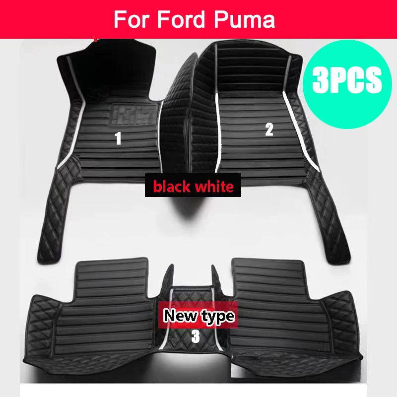 

Car Mats Floor For Ford Puma ST-Line V Crossover 2020 2021 2022 Waterproof Set Car Floor Mats Alfombrillas Coche Car Accessories