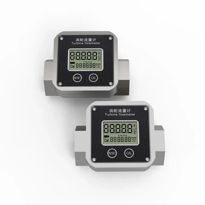 

Stainless Steel Turbine Flowmeter Digital Display Waterproof Diesel e Methanol Water Liquid Electronic Flow