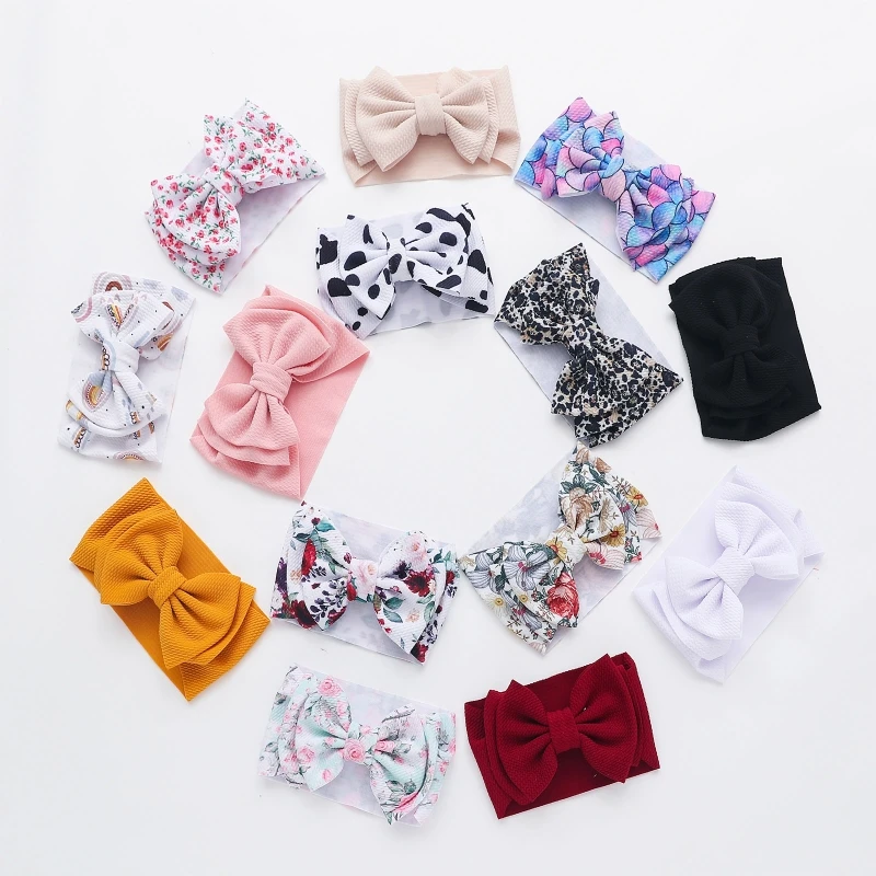 Bebê arco de náilon headbands hairbands arco do cabelo elásticos acessórios para o cabelo artesanal para o bebê meninas recém-nascido infantil crianças crianças