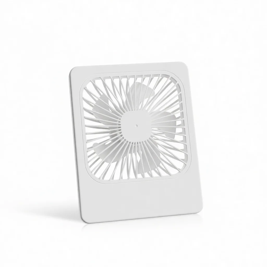 USB Desktop Fan Portable Small Cooling Ventilator Silent Air Circulator For Home Office Bedroom Compact Square Fan
