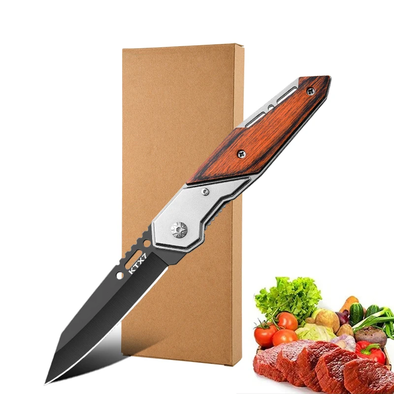 Kitchen Fruit Knife, Mini Pocket Knife, Multifunctional Folding Knife, Stainless Steel Pocket Knife