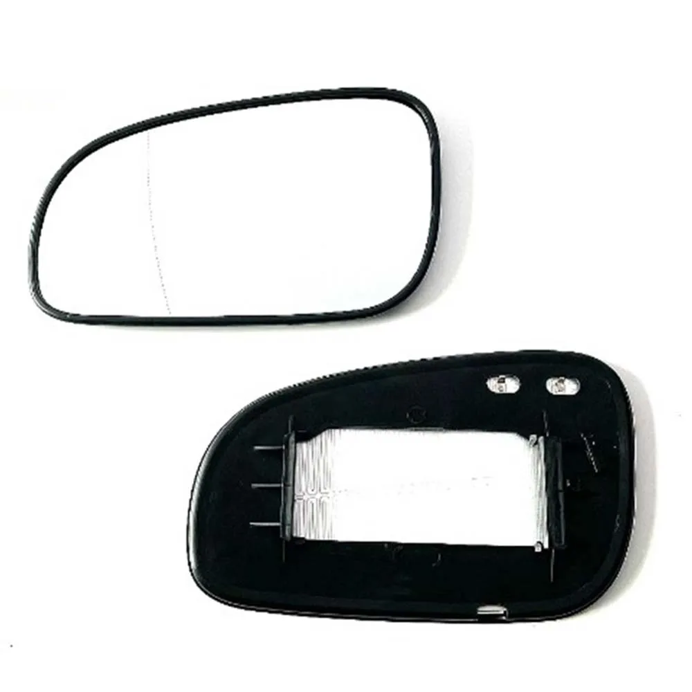 เลนส์กระจกมองหลังแบบมุมกว้างพร้อมระบบทำความร้อนสำหรับรถยนต์ Volvo S60 S80 V70 ปี 2000 2001 2002 2003 อุปกรณ์เสริมรถยนต์ กระจกมองหลังแบบมีกระจก