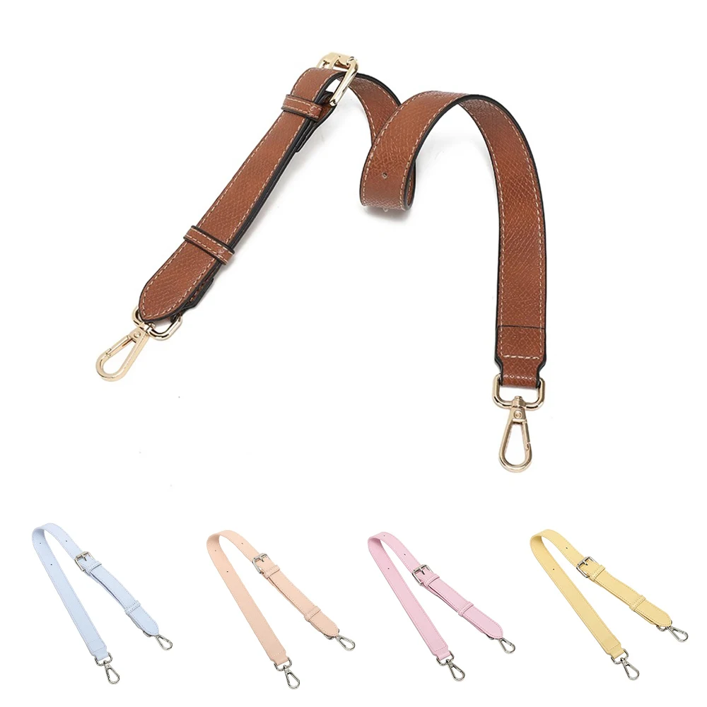 2.5CM Wide 55-70cm Adjustable Bag Strap PU Leather Bag Handle Accessories Handbag Straps For Underarm Bag Making Accessories