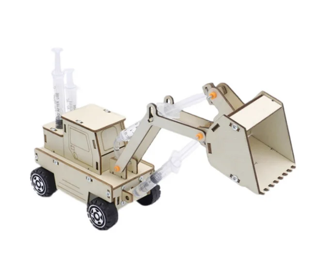 Tecnologia del materiale del caricatore idraulico siringa fatta a mano per piccola produzione modello fai-da-te