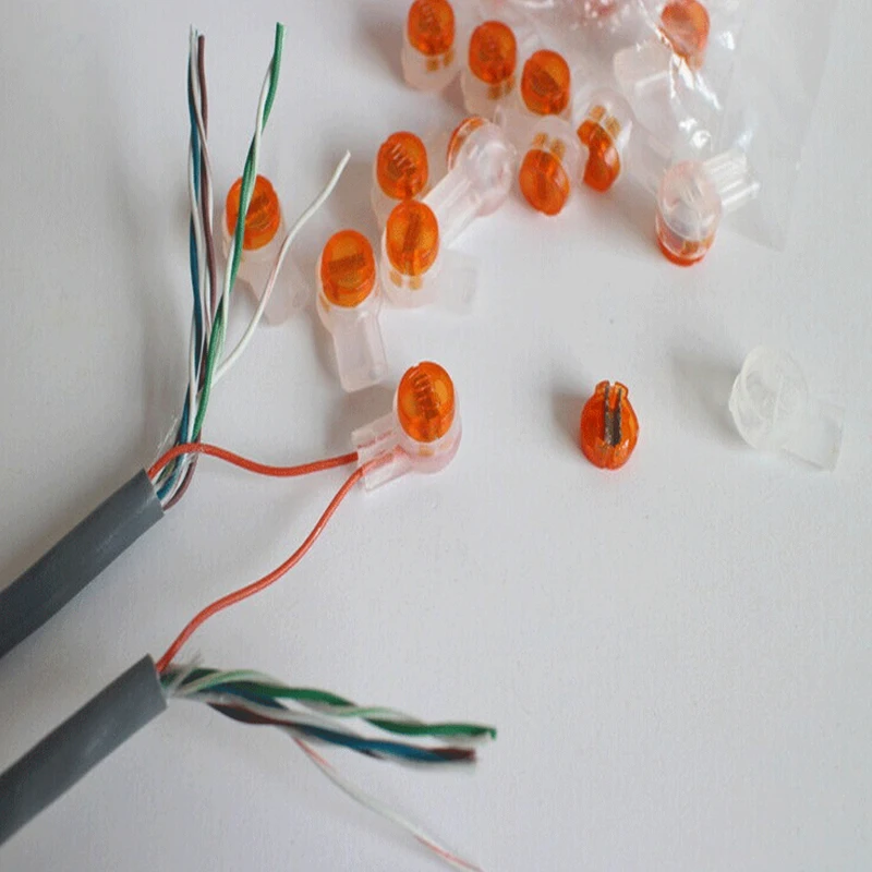 Rj45 موصل K1 K2 K3 K4 تجعيد محطات مقاوم للماء الأسلاك إيثرنت كابل الهاتف الحبل محطة UY شبكة كابل بعقب مشترك
