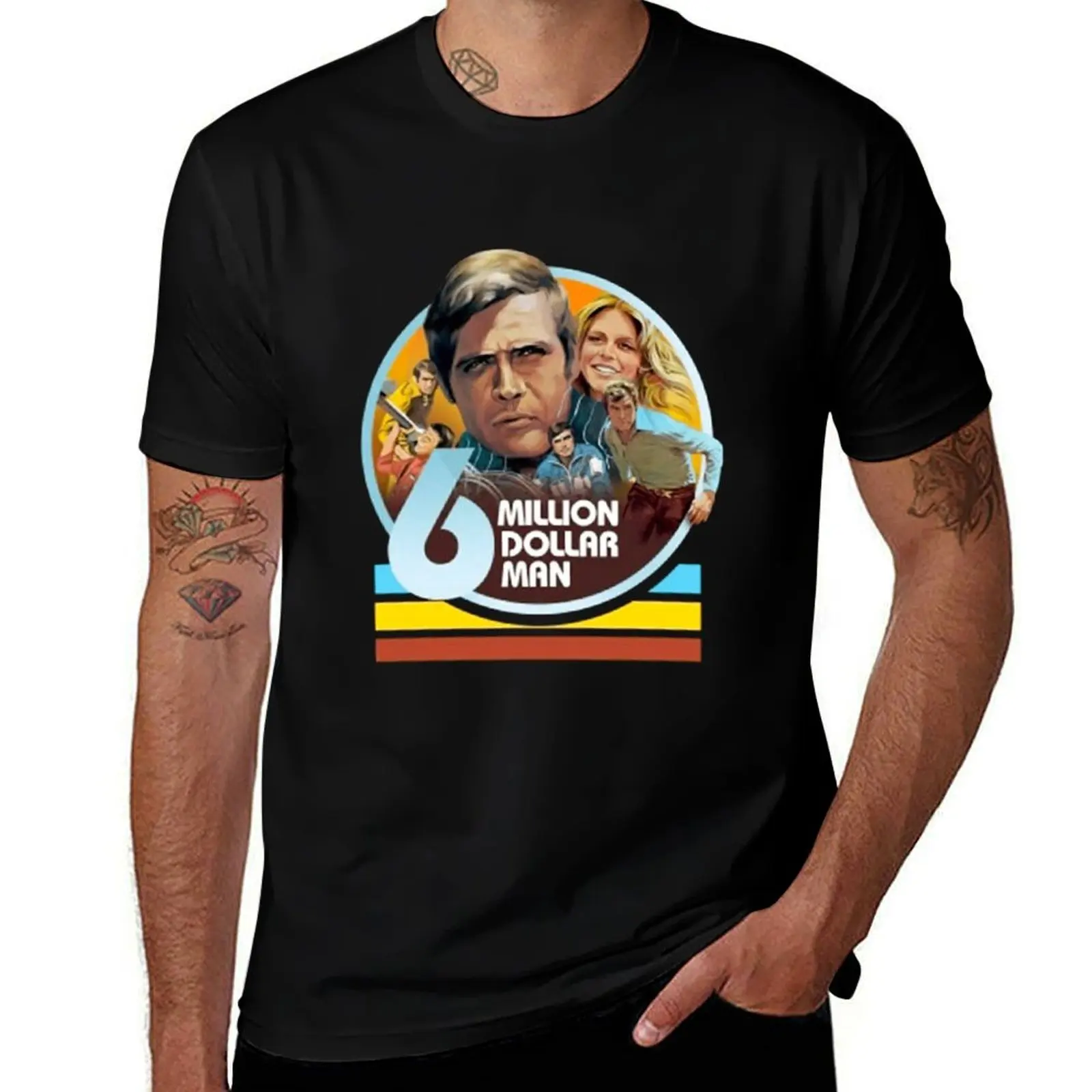 

Six Million Dollar Man T-Shirt Street Fashion Casual Tee Shirt