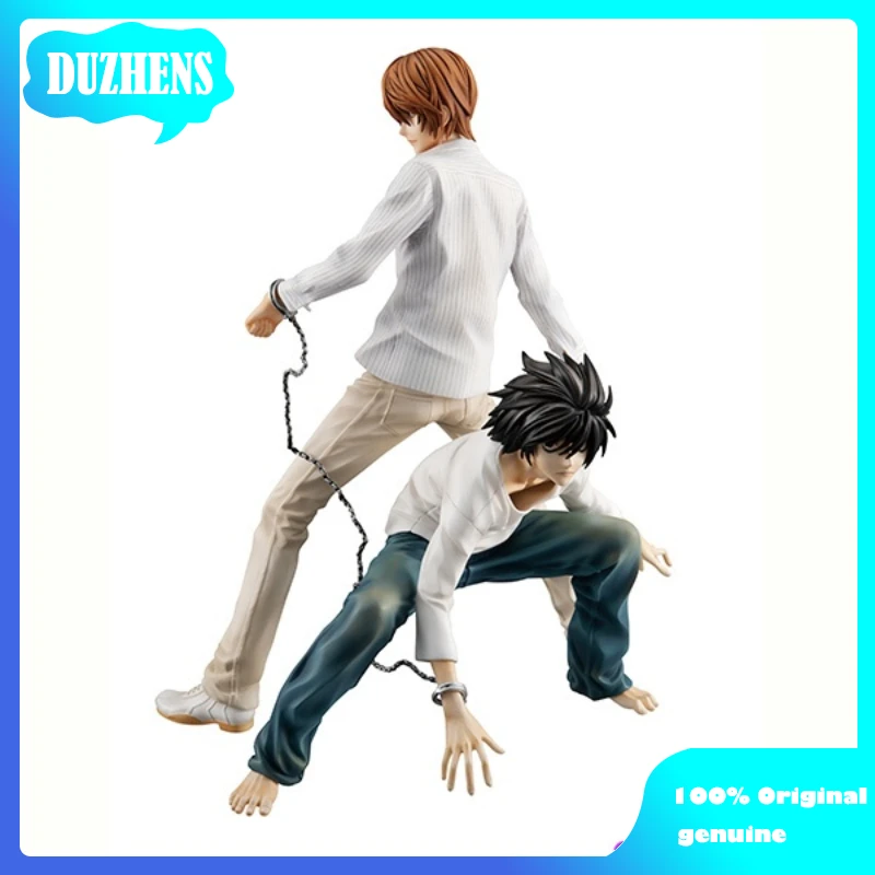 

MEGAHOUSE Original:DEATH NOTE Yagami Light & L 24cm PVC Action Figure Anime Figure Model Toys Figure Collection Doll Gift