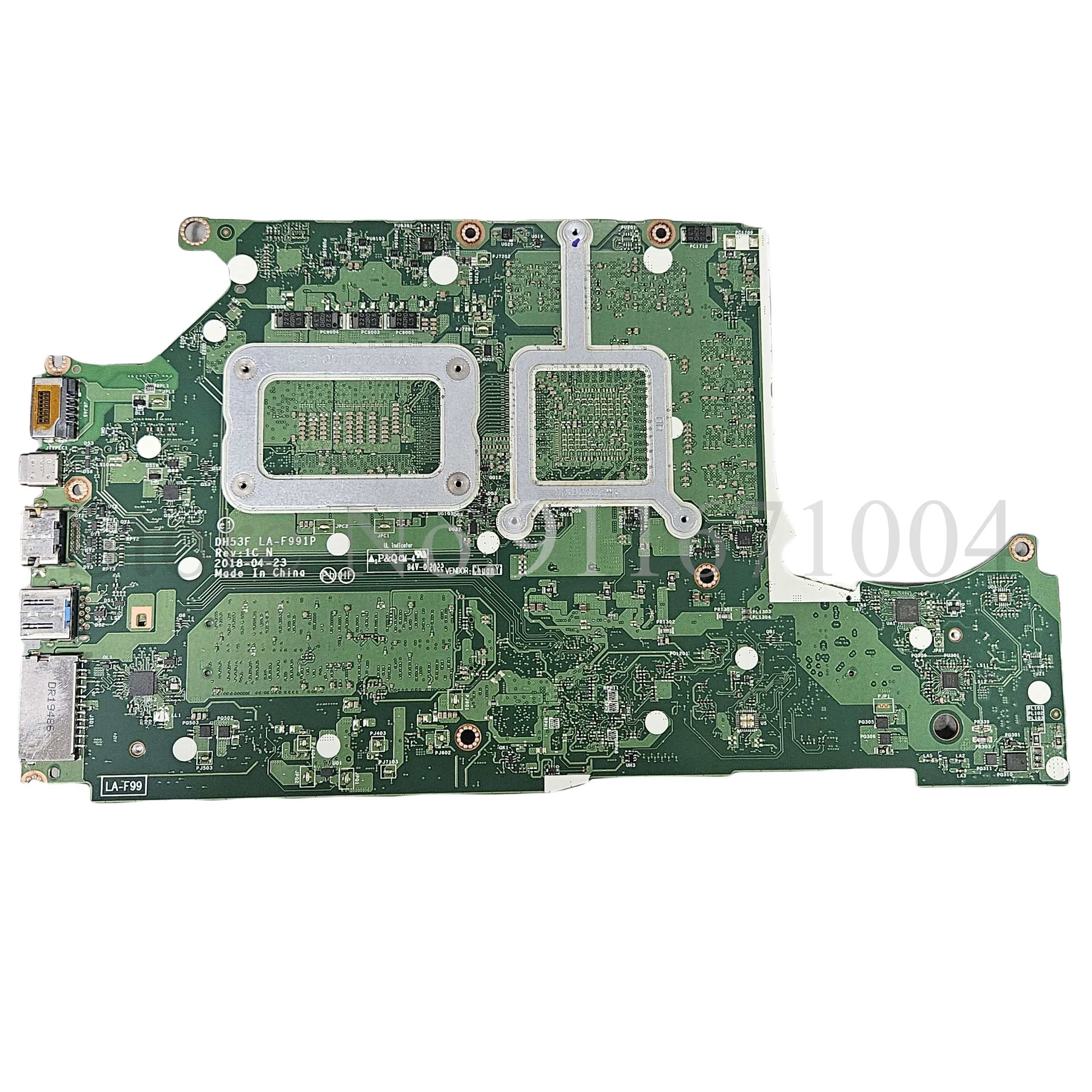 DH53F LA-F991P For Acer PH315-51 PH317-52 A717-72G Laptop Motherboard With I5-8300H I7-8750H CPU GTX1060 6GB GPU NBGXE11001