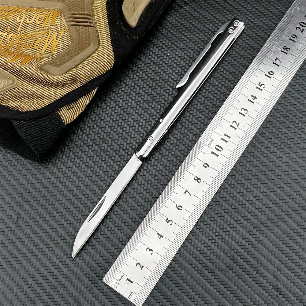 

НОВЫЙ нож для ручки, карманный нож 5Cr13Mov, стальное лезвие 420, стальная ручка, уличный нож EDC для кемпинга, пешего туризма, охоты, подарок