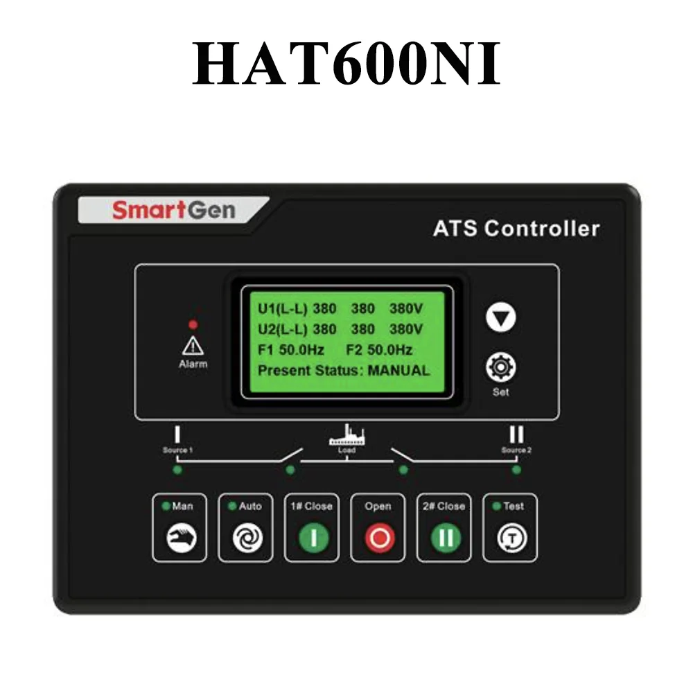 

HAT600NI оригинальный электронный контроллер SmartGen ATS, подходит для SGQ ATS, источник питания переменного/постоянного тока, оригинальные дизельные детали панели управления