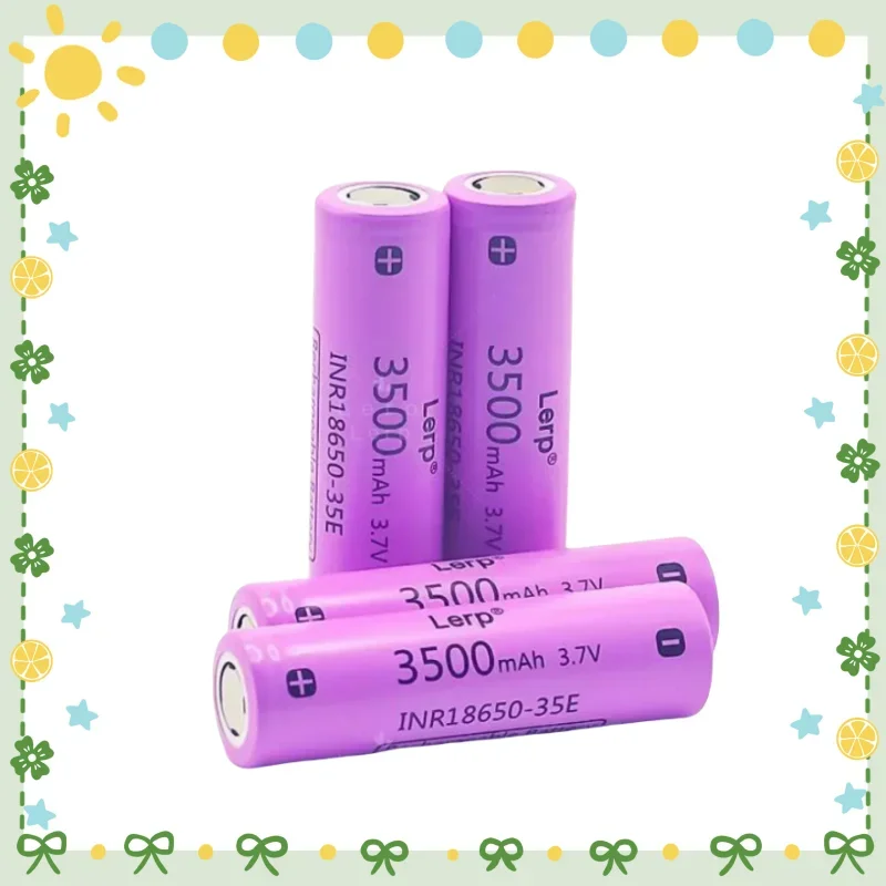 Batería de iones de litio recargable 100% original, 18650 3500 mAh, 3,7 V 25 A, descarga INR18650 3500 mAh, linterna de luz fuerte.