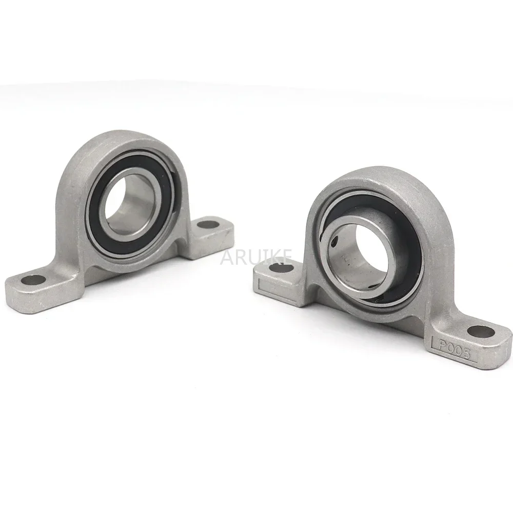 

2PCS 25mm KP005 bearing insert shaft support Spherical roller zinc alloy mounted s pillow block housing