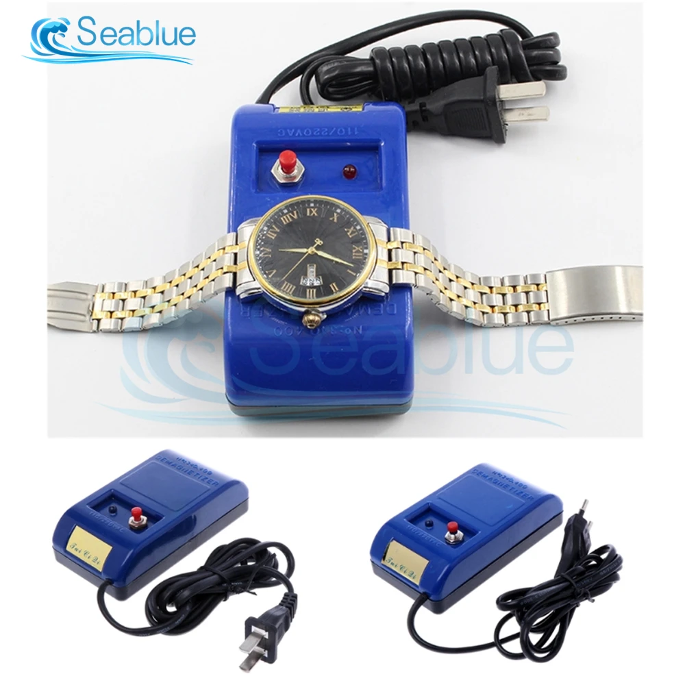 Professional Watch Repair Tool kit Electrical Demagnetizer Demagnetize Tool EU US Plug Mechanical for Mechanical/Quartz Watch