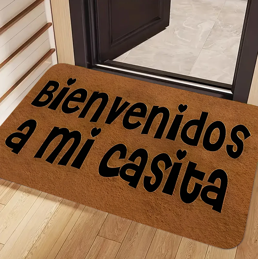 Welcome Mats Front Door Outdoor Entry Please Remove Your Shoes Doormat Mat For Home Indoor Funny Kitchen Rugs Patio Full Brown