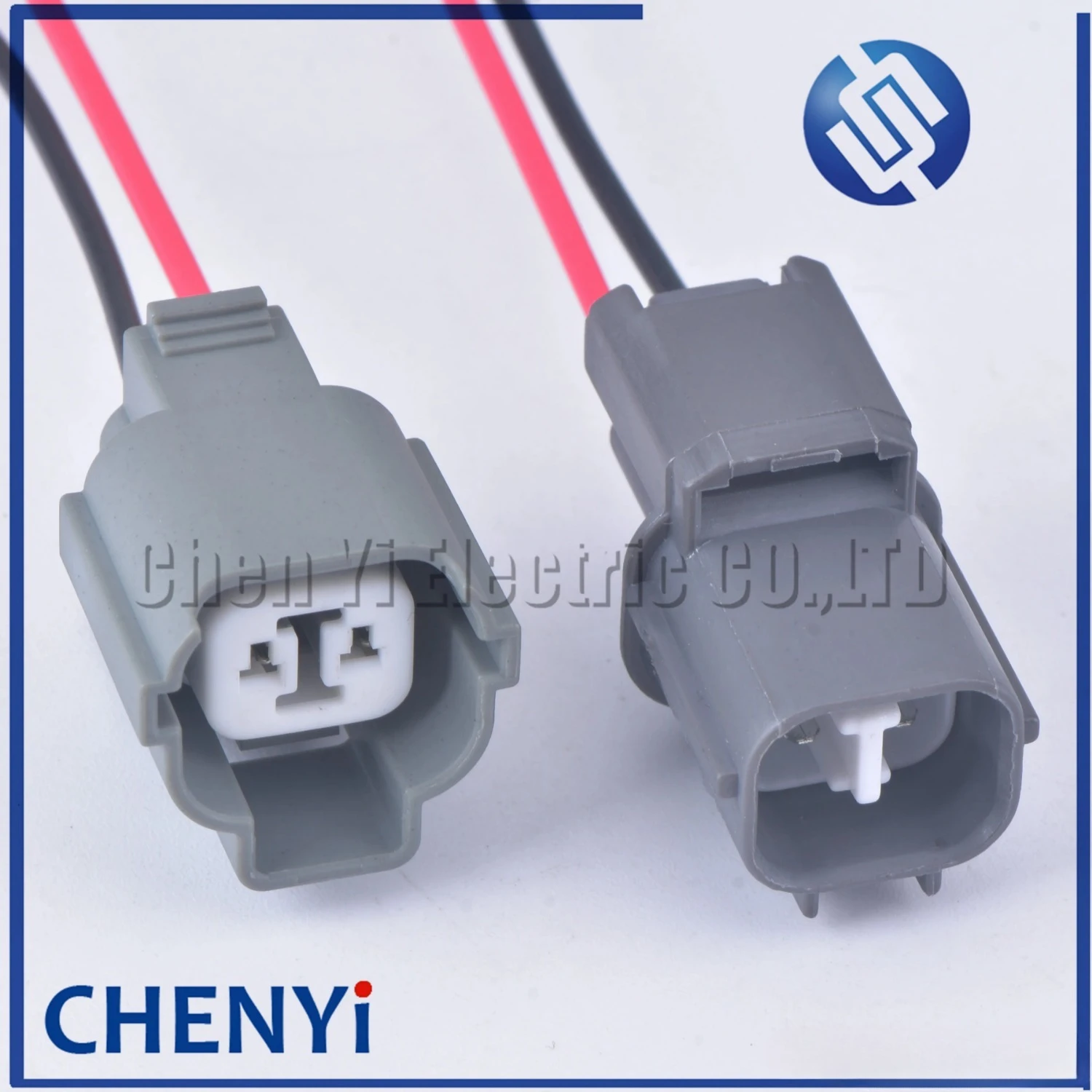 2 Pin Auto waterproof connector Car light wiring harness plug Rear door lock motor horn plug for Honda BUICK 6181-0070 6189-0129