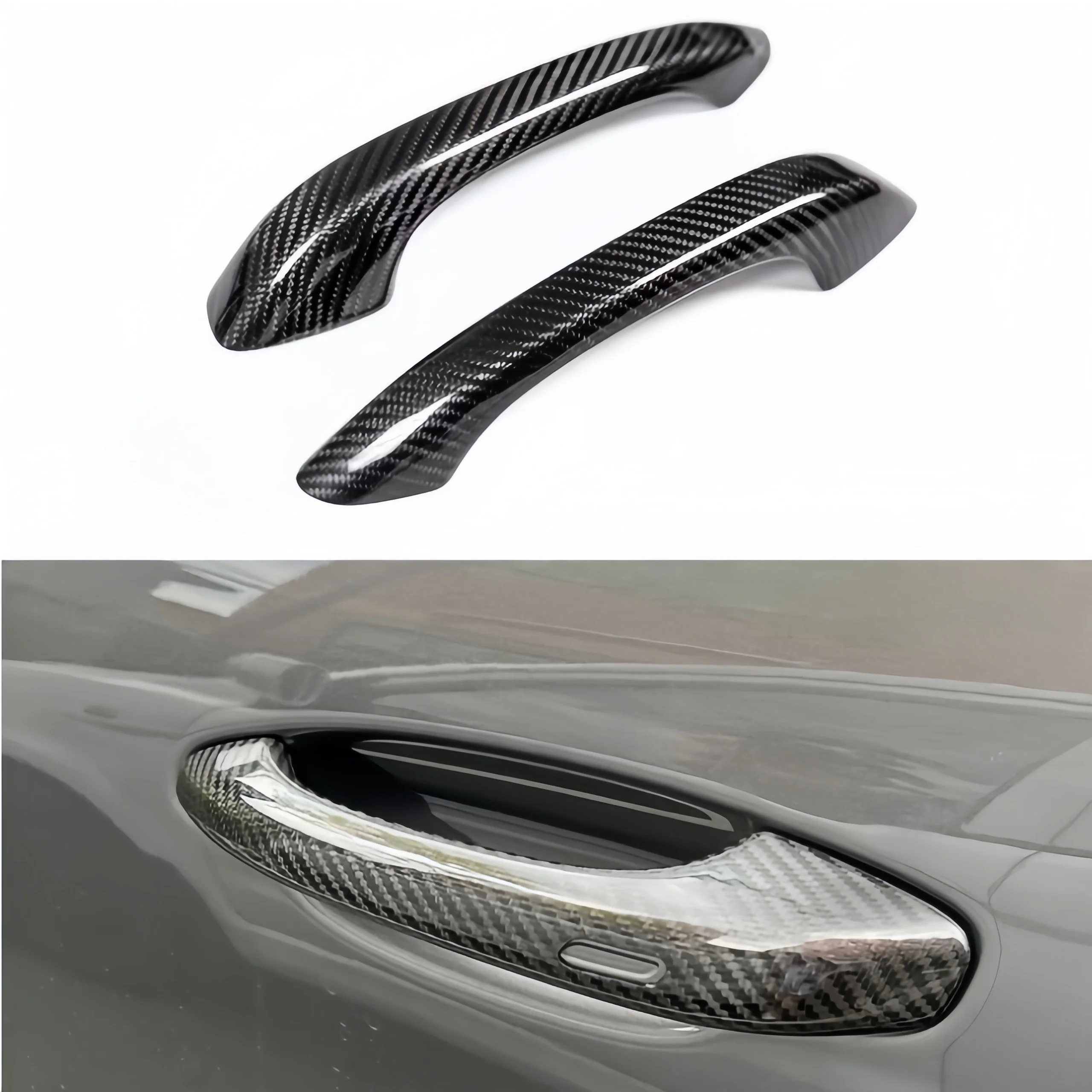 

Premium High Quality Carbon Fiber Door Handle Perfect Fit for Cayenne 9Y0.1 Enhances Vehicle's Visual Appeal Body Parts