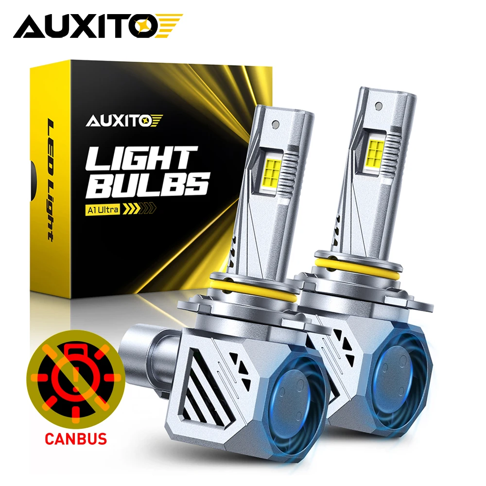 

AUXITO 2Pcs 9012 HIR2 LED Headlight Bulb 25000LM Canbus 9005 HB3 H8 H11 9006 HB4 LED Car Headlight Auto Lamp With Cooling Fan