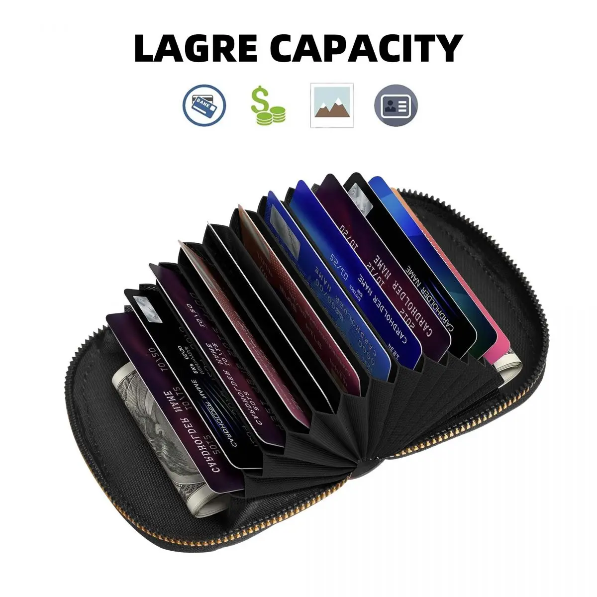 Enfermera En Apuros Nurse Wallet Card Storage Large Capacity for Women Stylish Coin Purse Bag Portable ID Card Holders