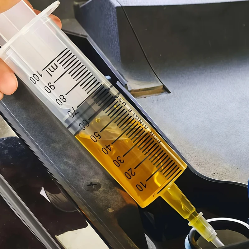 Durable Large Capacity Plastic Syringe 100Ml,150Ml,250Ml, 350ml, 550Ml,1000Ml | Car Oil Extractor Is Suitable for Laboratory view 2