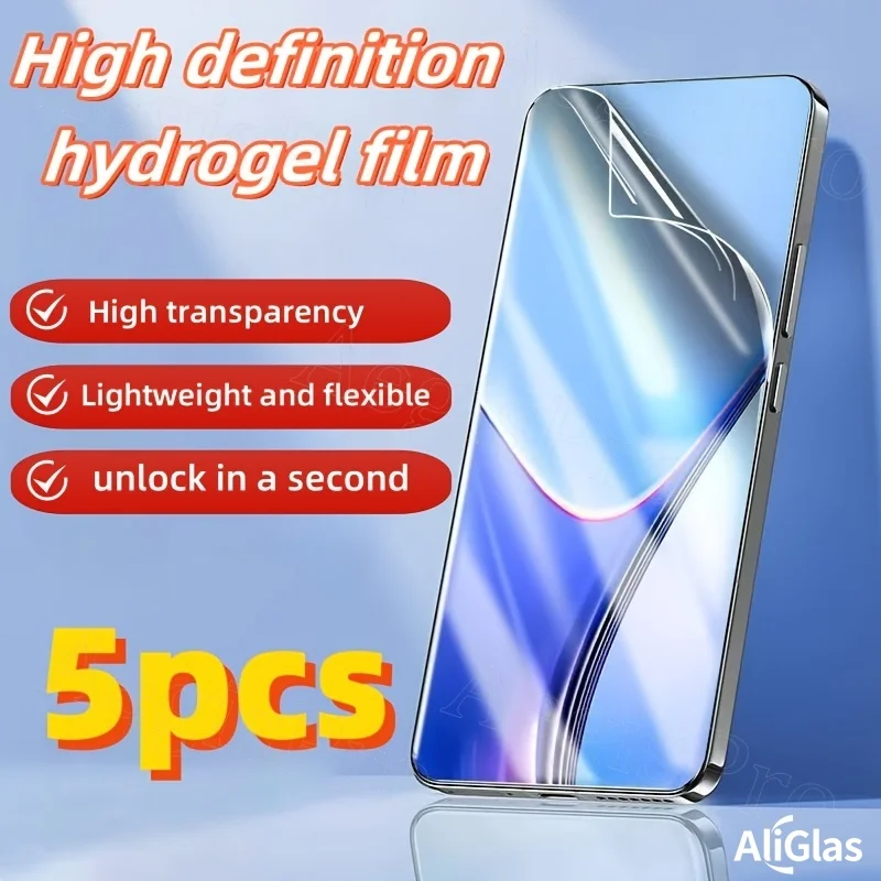 

5Pcs Hydrogel Ultra-Clear Screen Protector For iPhone 17 16 15 14 13 12 11 Pro Max,For iPhone 16e 12 13 Mini Air X Full Coverage