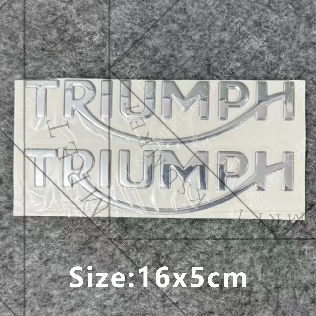 For Triumph Sticker 3D Logo Motorcycle Decal Tank Emblem image 6
