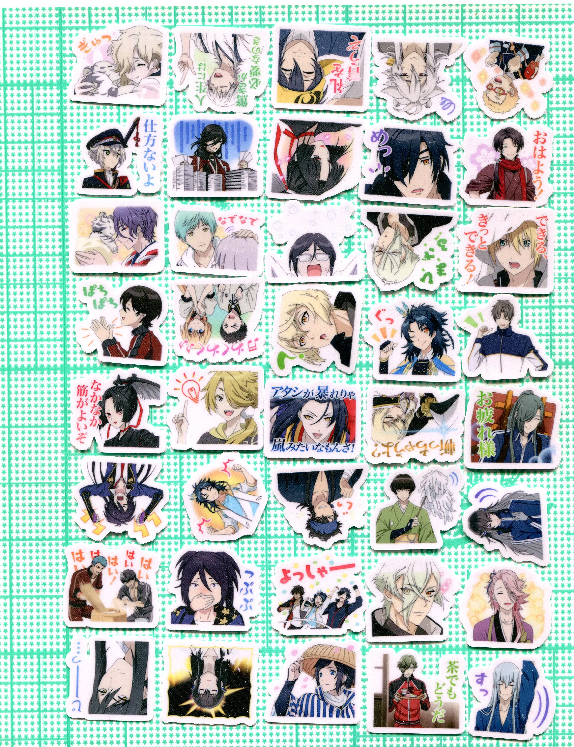 40pcs/pack Touken Ranbu OnlineZ 985 (3cm)  DIY Backpack Cup Sticker