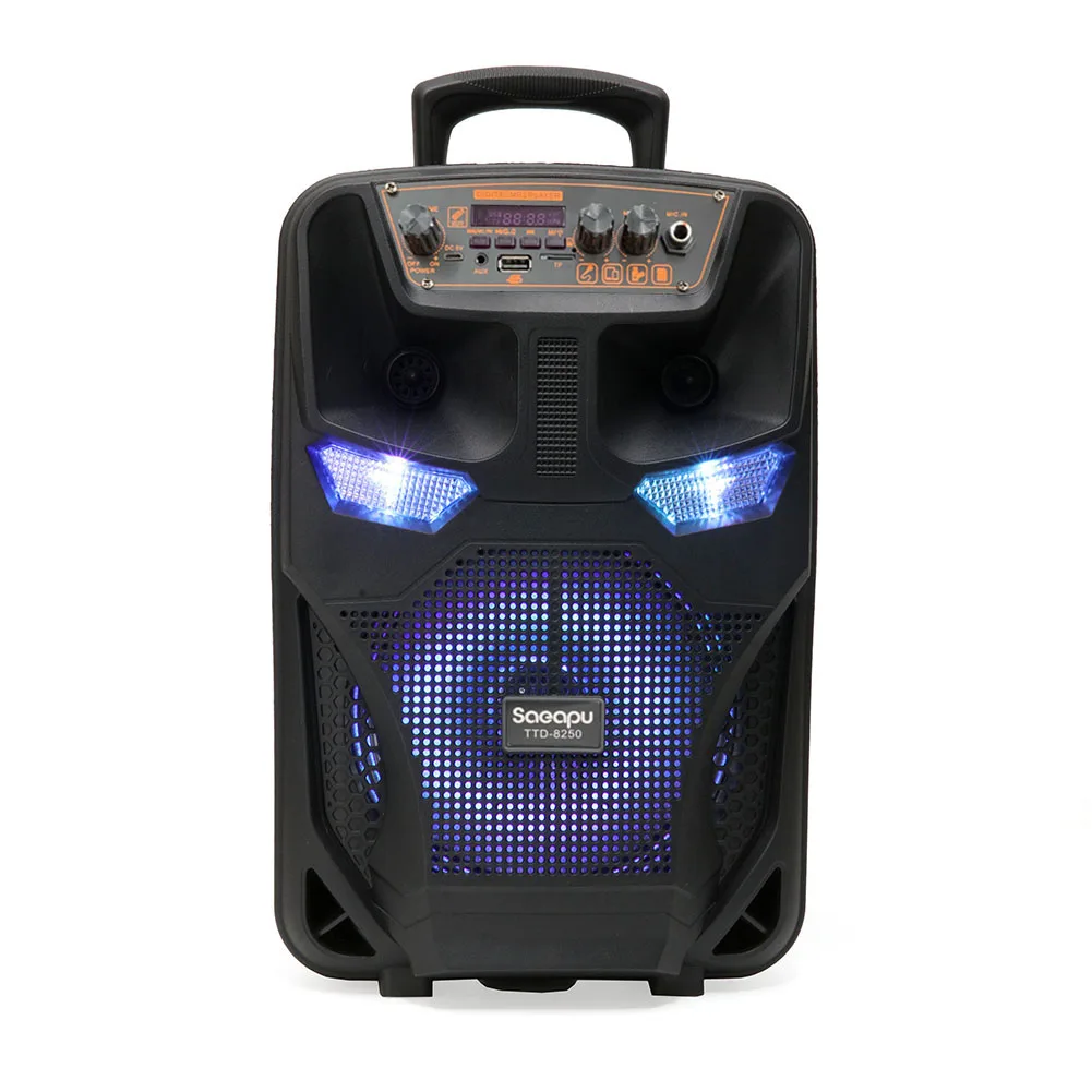 Bluetooth-compatible Speaker Loud Boom Box Support FM Radio Subwoofer Stereo