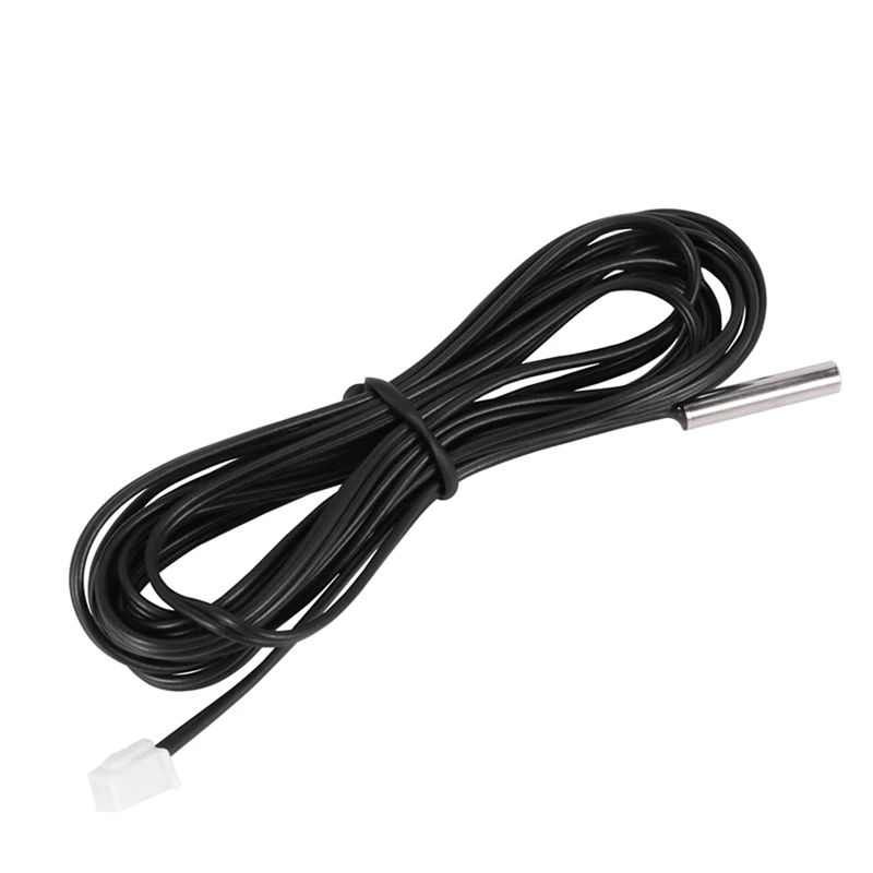 10X 2 M NTC Thermistor Temperature Sensor Waterproof Probe Wire 10 K 1% 3950 Black