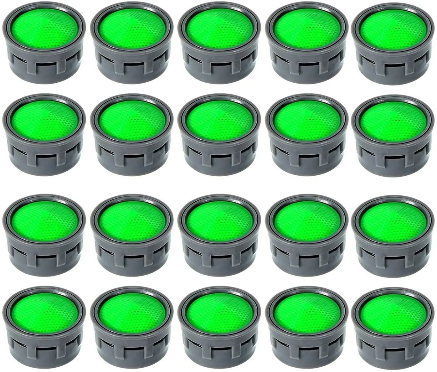 20 szt. Filtr do kranu umywalkowego-kran napowietrzający-kran plastikowa wkładka wymienna dysza filtr-kran osłona przepływu części zamienne