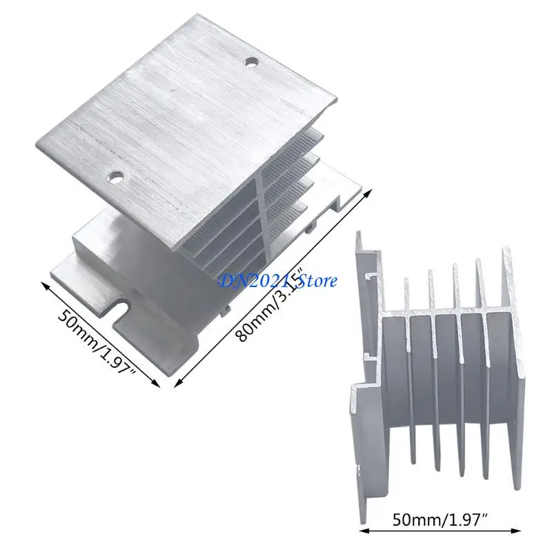 S-tản nhiệt bằng nhôm F3ke cho trạng thái rắn một pha rơle 10A-40A SSR tản