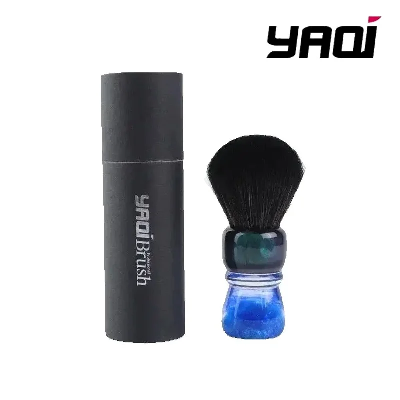 YAQI OCEAN 28mm Shaving Brush Synthetic Hair Resin Handle Wet Shaving Brush Collectibles Birthday Gift For Boyfriend Men 2026