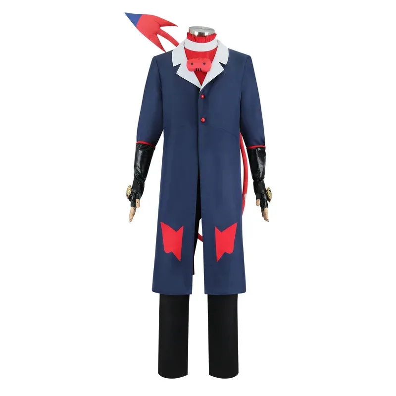 أزياء بليتزو بليتز هيلوفا التأثيرية ملابس بوس زي تنكري شيطان الهالوين لحفلة المهرج الفاخرة مقاس الكبار والأطفال