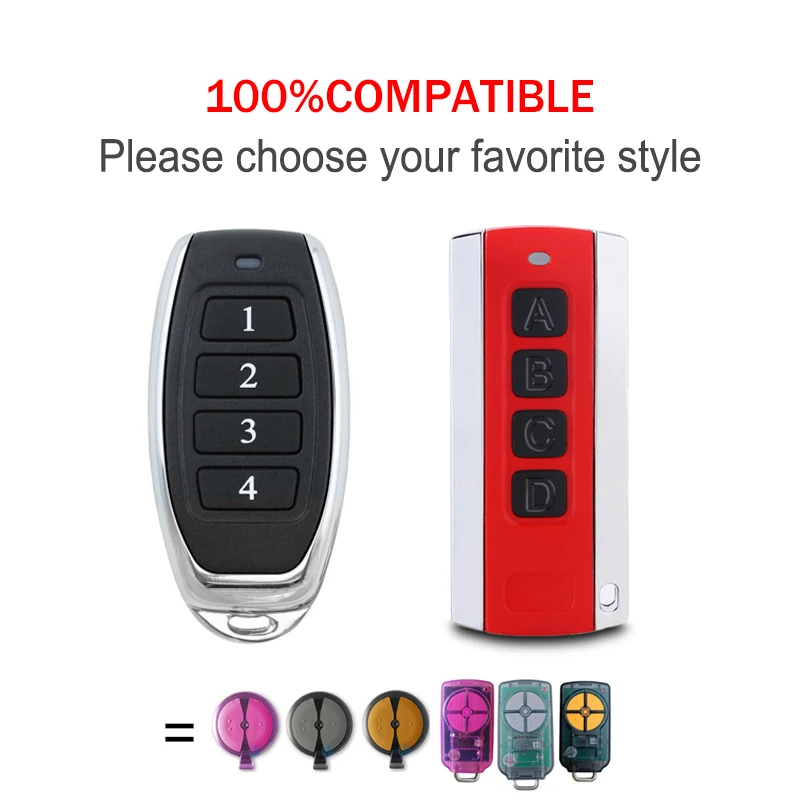 ATA PTX5 PTX-5v2 PTX-5v1 Triocode GDO Garage Door Remote Control 433.92MHz Rolling Code Garage Door Opener Gate Transmiitter