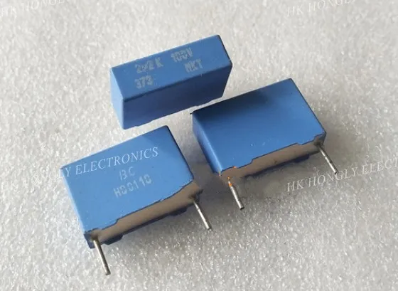 10PCS 220n 470n 680n 820n 2u2 K J 100V 250V 373 MKT 373MKT MKT373 0.22UF 0.47UF 0.68UF 0.82UF P=15mm FILM Capacitor
