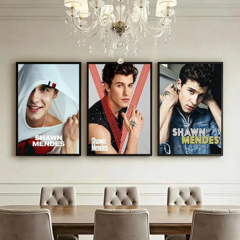 music Shawn Mendes Poster HD Poster High End Luxury Home Decoration Suitable for Living Room Bedroom Corridor and Gift Giving