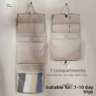 旅行用衣類収納バッグ-7-in-荷物オーガナイザー-下着専用バッグ-オックスフォード布製-ホーム収納ツール-ツアー用