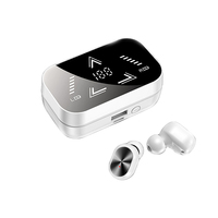 T16B TWS bluetooth 5.2 Earphone HiFi Surround Stereo 1200mAh Battery Waterproof LED Digital Display Touch Control In-ear Sports