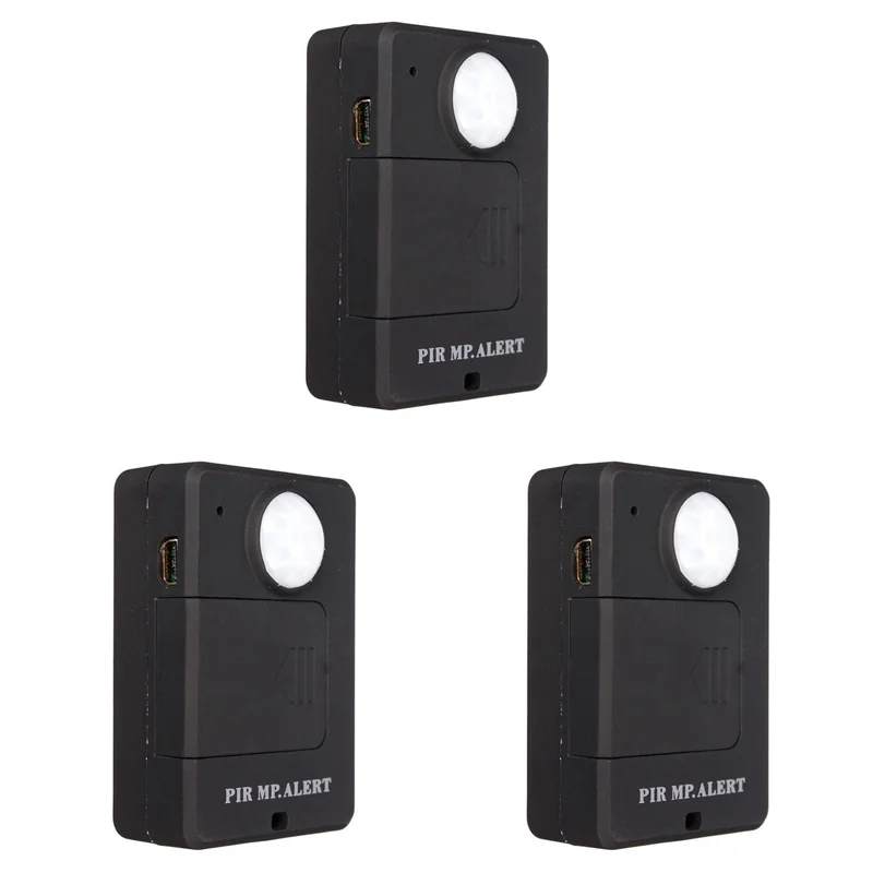 

【BRILLIANT 】3X Mini GSM PIR Alarm Motion Sensor Alarm Infrared Wireless GSM Alarm Motion Detector With EU Plug