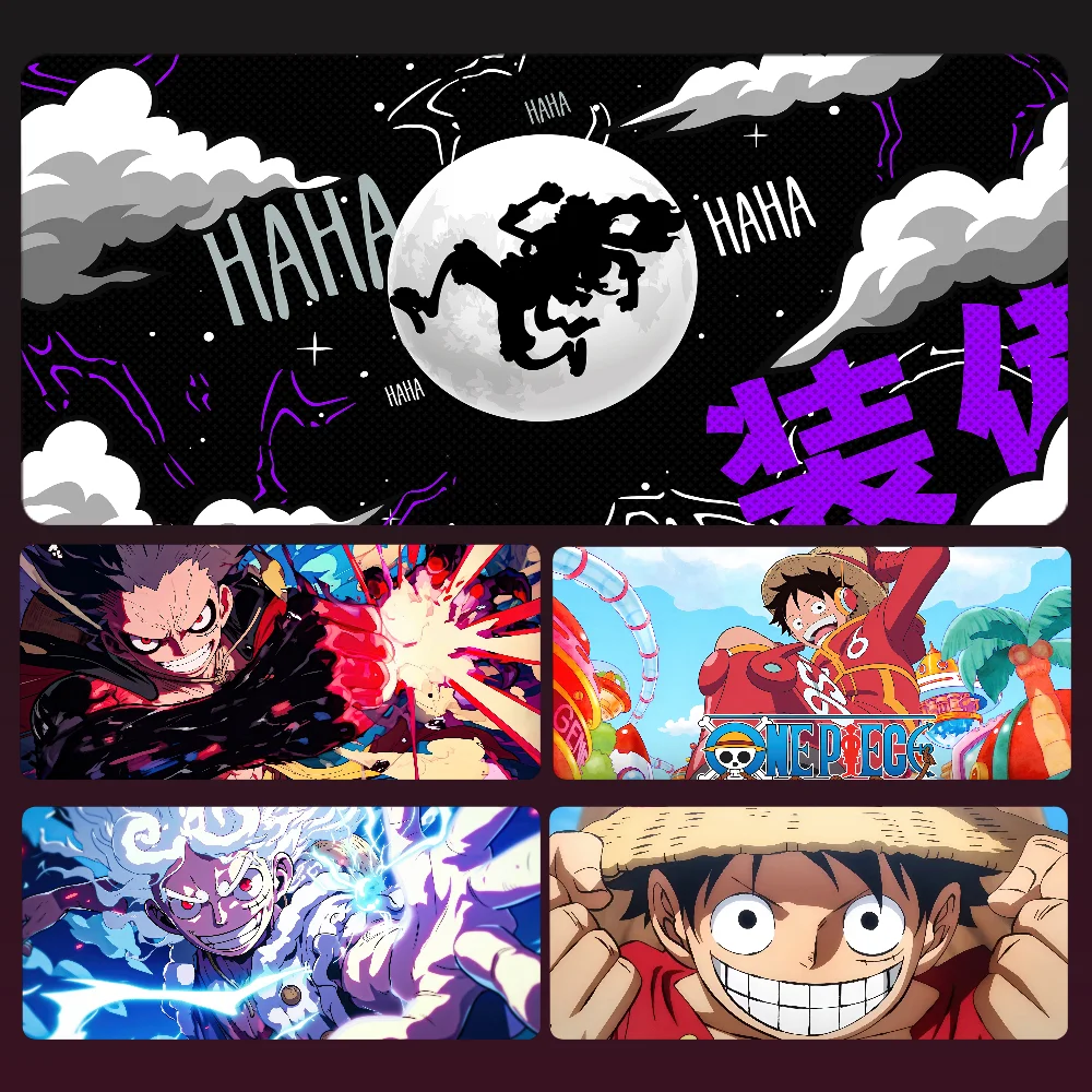 

Japan Anime O-one P-piece Luffy Mousepad Mouse Mat Desk Mat With Pad Gaming Accessories Prime Gaming XXL Keyboard Pad