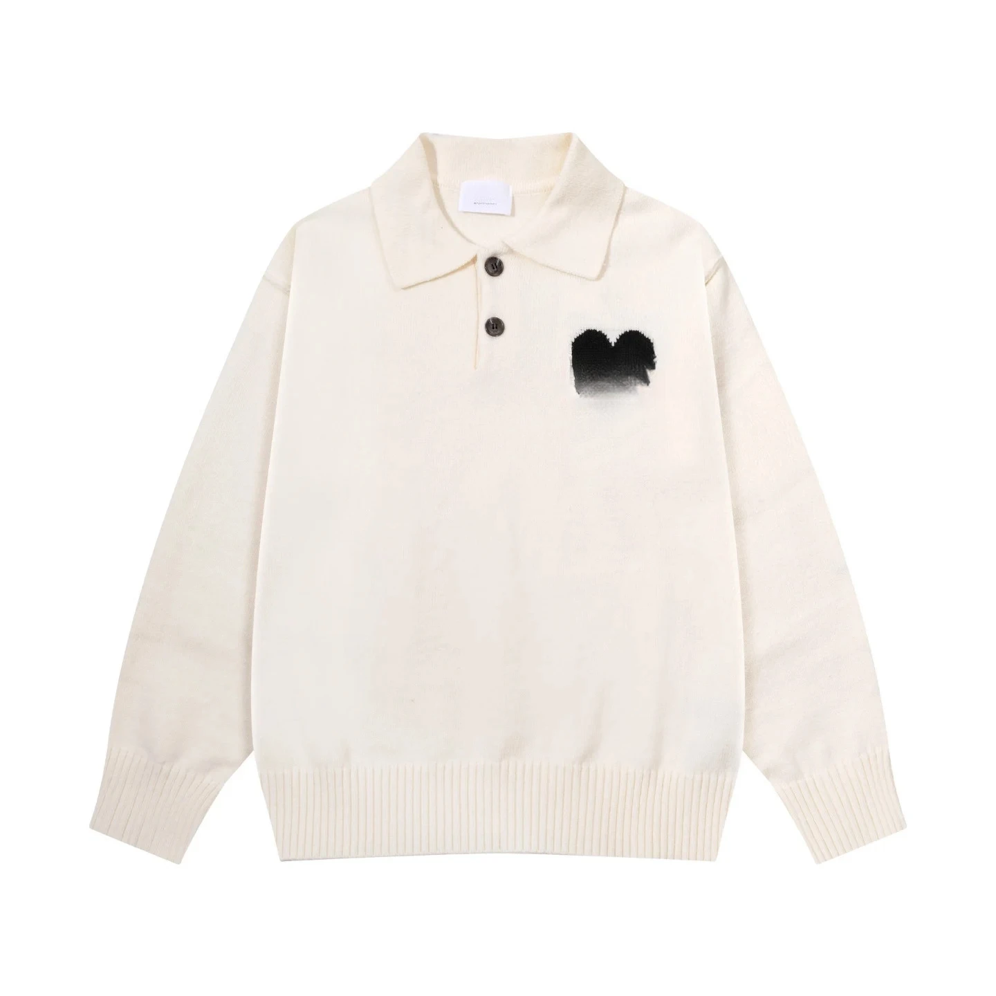 سميكة الشتاء متماسكة سترة البلوز عارضة العصرية على شكل قلب الأحمر الخوخ الملونة عامي الحب القلب سترة للرجال النساء #2